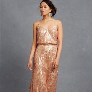Donna Morgan Sequin Bridesmaid Gown